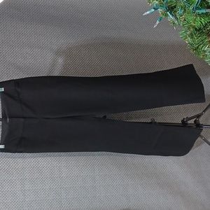 Express Editor Size 2L Wide Leg Black Slacks Pants